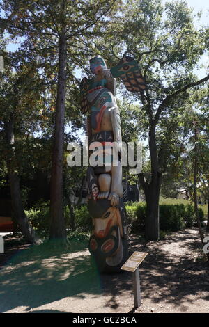 Art exhibit in the parks of Stanford University Stock Photo