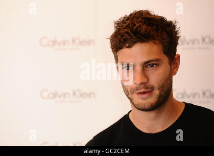 Jamie Dornan launches Calvin Klein male model competition - London Stock Photo