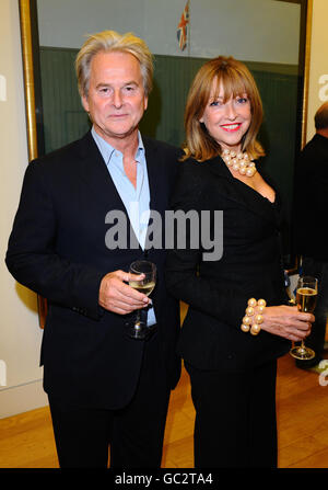 Trevor Eve and Sharon Maughan at the launch of Twiggy's new book, Twiggy A Life In Photographs, held at the National Portrait Gallery in London. Stock Photo