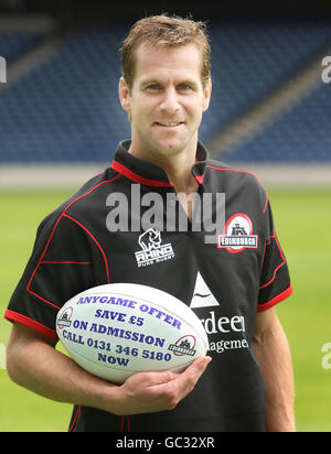 Rugby Union - Edinburgh Photocall - Murrayfield Stock Photo