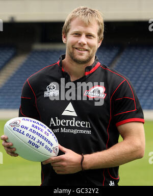 Rugby Union - Edinburgh Photocall - Murrayfield Stock Photo