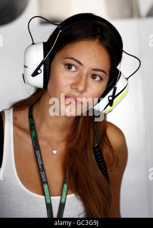 Formula One Motor Racing - Italian Grand Prix - Practice Day - Monza Stock Photo