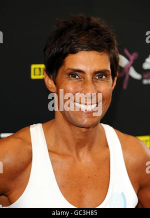 Adidas Hydro-active Womens 5K Challenge - London. EDITORIAL USE ONLY. Fatima Whitbread at the Adidas Women's 5k Challenge, in Hyde Park, London. Stock Photo