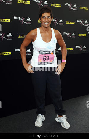 . Fatima Whitbread at the Adidas Women's 5k Challenge, in Hyde Park, London. Stock Photo