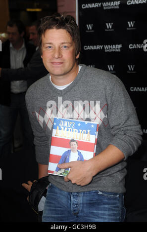 Jamie Oliver book signing - London Stock Photo