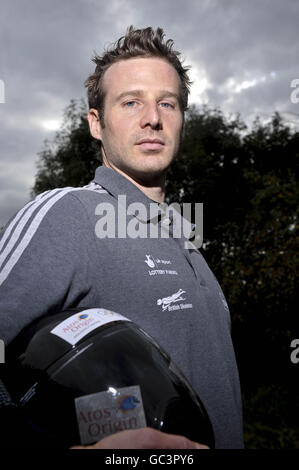 Great Britain Skeleton Bob team member Adam Pengilly poses for a photo during the Skeleton media day at the University of Bath, Bath. Stock Photo