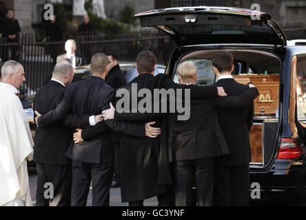 Stephen Gately funeral Stock Photo