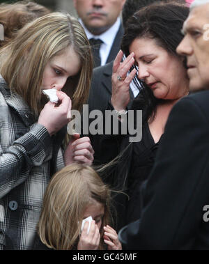 Georgia Rowe funeral Stock Photo - Alamy