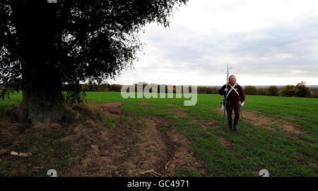 Battle of Bosworth Field. NEW SITE Old Roman Road known as Fenn Lanes ...