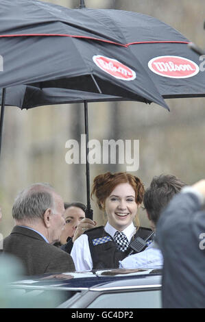 New Dr Who filming Stock Photo