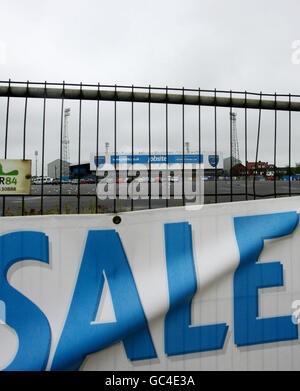 Soccer - Portsmouth Football Club. A general view of Portsmouth Football Club ground Fratton Park, in Portsmouth. Stock Photo