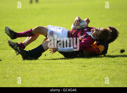 Rugby Union - Fettes v Robert Gordons - Westwoods Health Club Stock Photo