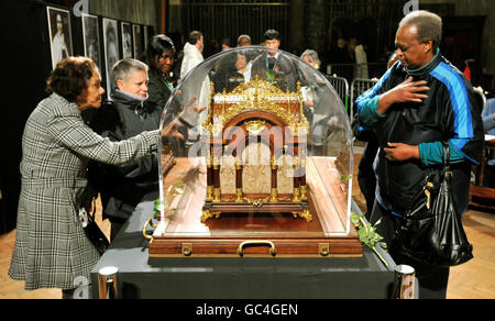 St Therese of Lisieux relics on tour Stock Photo