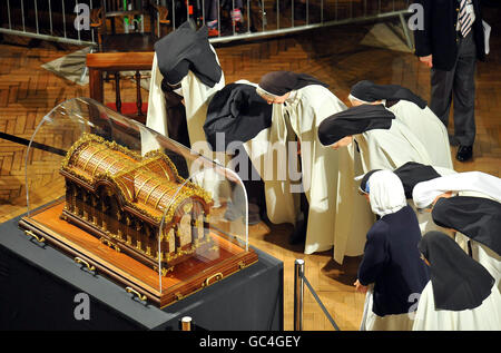 St Therese of Lisieux relics on tour Stock Photo