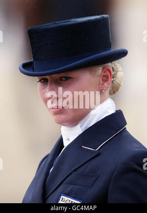 European Preego Anna Paprocka-Campanella from Italy riding Prego competes in the FEI ...