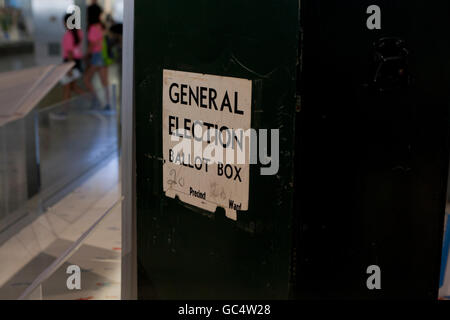 Vintage General Election ballot box - USA Stock Photo