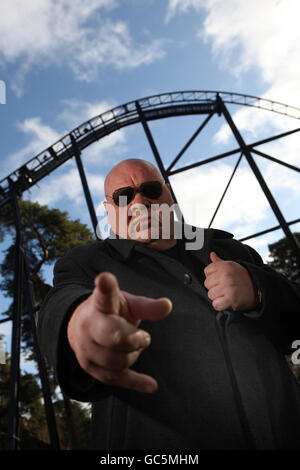 secret weapon 6' (SW6) - which is estimated to cost 15 million, at Alton Towers Resort in Staffordshire, following an attempted break in as fans tried to unveil the attractions secret element. Stock Photo