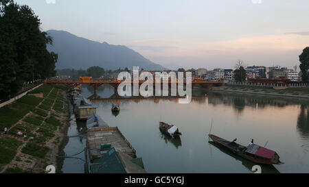 Dal Lake Kashmir Stock Photo