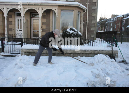 Winter weather Stock Photo