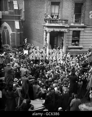 Politics - 1951 General Election - Woodford Stock Photo