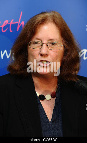 Julie Morgan MP speaks at the launch of her Private Member's Bill which aims to prevent under 18-year-olds from using sunbeds, at the House of Commons in London. Stock Photo