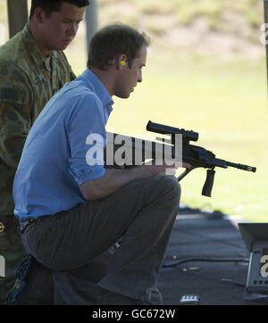 Prince William visits Australia - Day Two Stock Photo