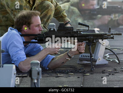 Prince William visits Australia - Day Two Stock Photo