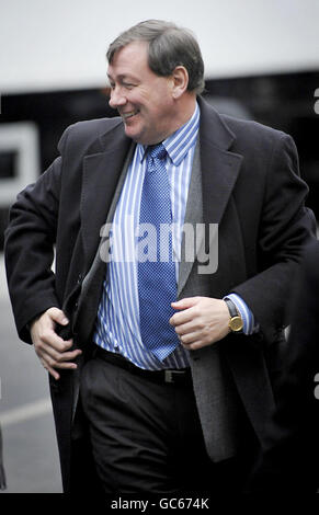 Chief executive of Portsmouth Football Club Peter Storrie arrives at Southwark Crown Court, London, where he was due to appear over an allegation that he cheated the public revenue over the signing-on fee to a midfielder. Stock Photo