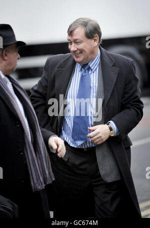 Chief executive of Portsmouth Football Club Peter Storrie arrives at Southwark Crown Court, London, where he was due to appear over an allegation that he cheated the public revenue over the signing-on fee to a midfielder. Stock Photo