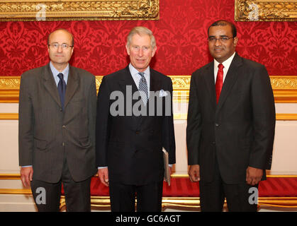 Guyana President Bharrat Jagdeo, right, places a decoration award on ...