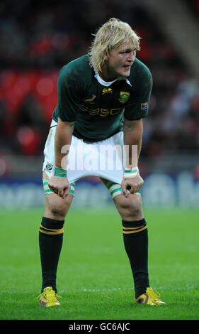 Rugby Union - Friendly - Saracens v South Africa - Wembley Stadium. Dewald Potgieter, South Africa Stock Photo