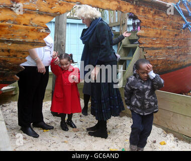 The Duchess of Cornwall visits the Freeman Family Centre Stock Photo