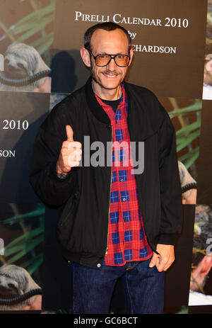 Terry Richardson attends the Pirelli 2010 Calendar launch at Old