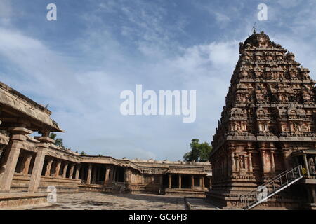airavateeswar temple in darasuram,near kumbakonam,tamil nadu,built by king raja raja cholan in 12th century Stock Photo