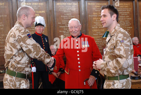 Chelsea pensioners special Christmas ceremony Stock Photo