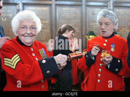 Chelsea pensioners special Christmas ceremony Stock Photo