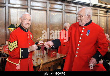 Chelsea pensioners special Christmas ceremony Stock Photo