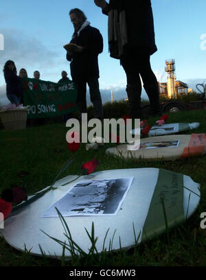 25th anniversary of Bhopal disaster Stock Photo