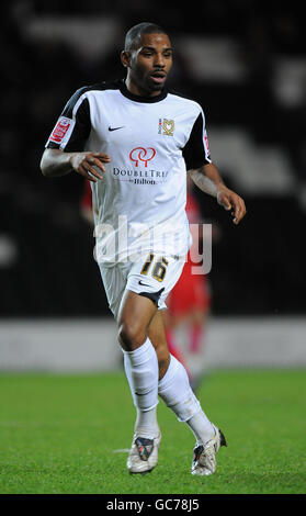 Soccer - Coca-Cola Football League One - Milton Keynes Dons v Carlisle United - stadium:mk. Jason Puncheon, Milton Keynes Dons Stock Photo