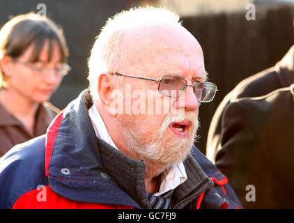 Ian McNicol the father of murdered teenager Dinah McNicol, leaves Chelmsford Crown Court, Chelmsford, Essex. Stock Photo