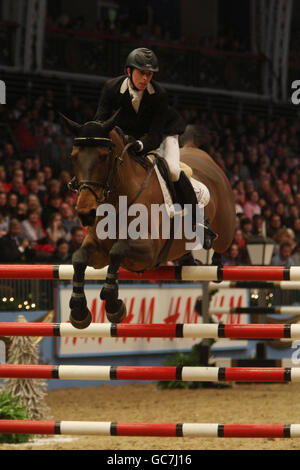 British rider Ben Maher rides Point Break after placing third in the ...