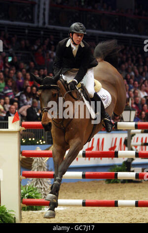 British rider Ben Maher rides Point Break after placing third in the ...