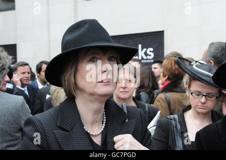 Margaret Thatcher's funeral. Stock Photo