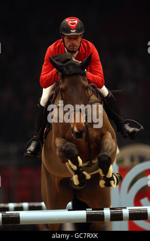 Equestrian - London International Horse Show - Day Three - Olympia Exhibition Centre Stock Photo