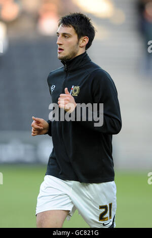 Soccer - FA Cup - Third Round - Milton Keynes Dons v Burnley - Stadium:MK. Luke Howell, Milton Keynes Dons Stock Photo