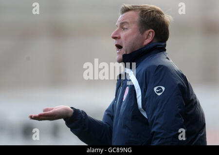 Billy Reid Hamilton manager Stock Photo Alamy