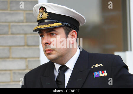 Royal Navy Commander Steven Drysdale 