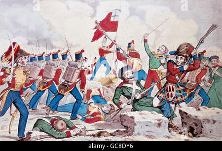 events, Crimean War, 1853 - 1856, Siege of Sevastopol 9.10.1854 - 8.9.1855, assault on the Great Redan, 8.9.1855, lithographie, published by Gangel, Metz, circa 1860, private collection, Russia, British, charge, fortress, 19th century, historic, historical, people, Additional-Rights-Clearences-Not Available Stock Photo