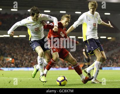 Soccer - Barclays Premier League - Liverpool v Tottenham Hotspur - Anfield Stock Photo