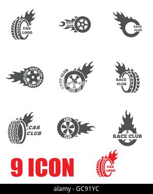 Vector black Racing labels icon set Stock Vector Image & Art - Alamy